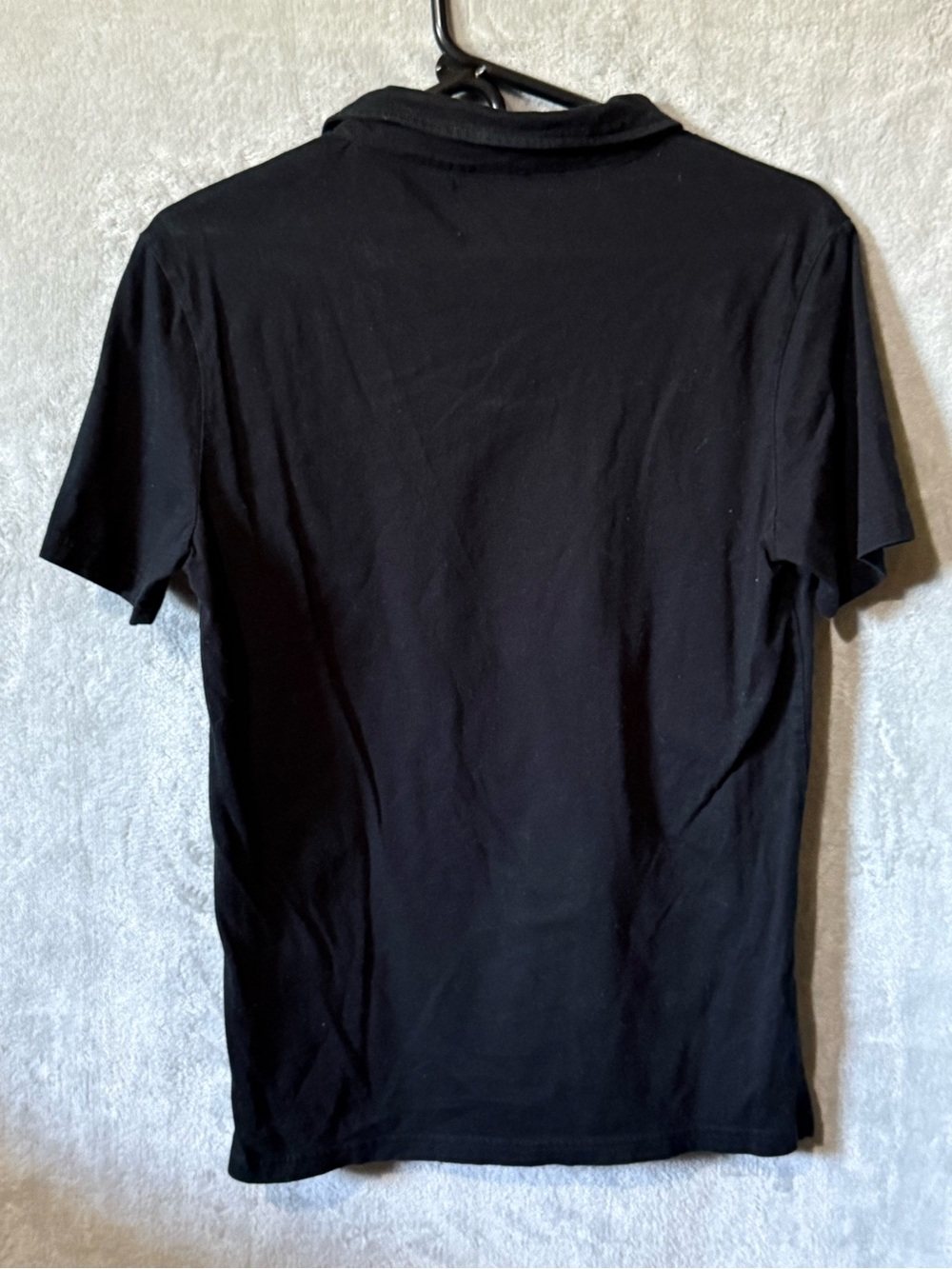 Mossimo Supply Co. Men's Black Polo Shirt - Solid Black - Picture 3 of 3